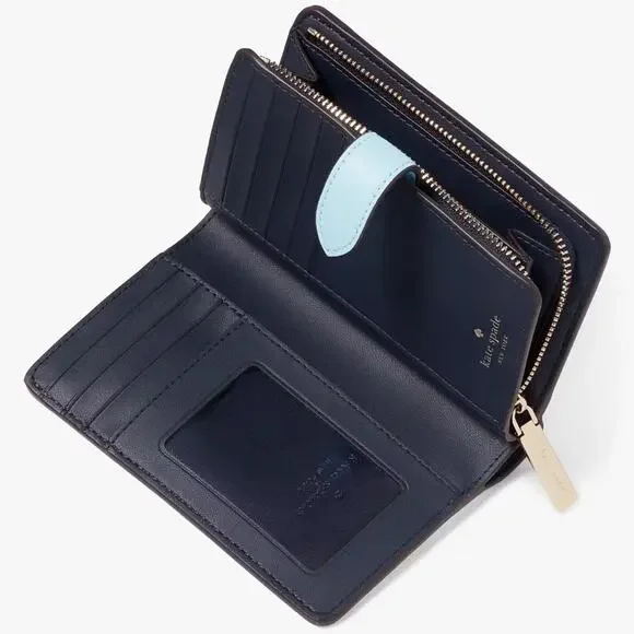 NWT💃Kate Spade Grand Slam Medium Compact Bifold Wallet - Picture 2 of 6